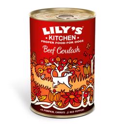 Lily's Kitchen Vådfoder Til Voksne Hunde Beef Goulash 400g
